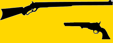 Armes Western, Winchester et revolver � poudre noire